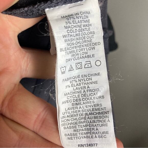 Prana convertible pants women's size 8 gray Monarch capri GORPcore Granola hike - Picture 7 of 11